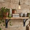 Solid Material Floating Shelf Bracket Triangular Design Hidden Shelf Bracket  Storage Shelves