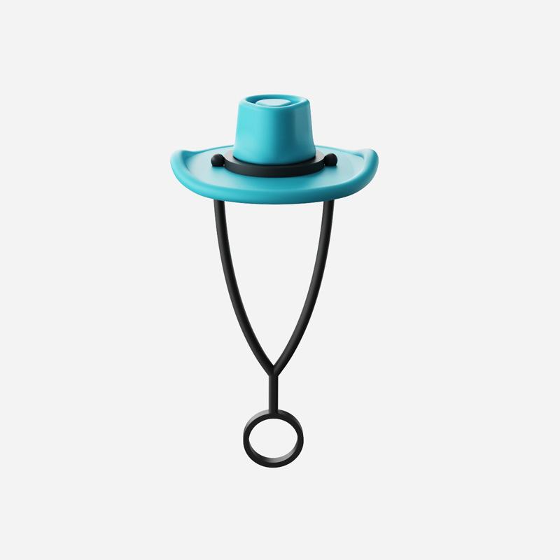 4 pcs Cute Cowboy Hat Straw Toppers Set Reusable Dustproof Silicone Straw Covers for Parties Outdoor Events Perfect for Independence Day Mother'S Day