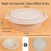 Disposable Food Grade Round Plastic Bowls with Lids