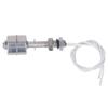 Liquid Level Float Switch 10mm Stroke Stainless Steel Liquid Water Oil Level Switch Sensor 0‑220V 65mm L