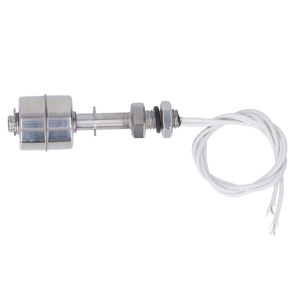 Liquid Level Float Switch 10mm Stroke Stainless Steel Liquid Water Oil Level Switch Sensor 0‑220V 65mm L