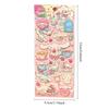 Kawaii Cinnamoroll 3D Relief Double-Layer Bubble Sticker Cute Phone Case Laptop Decoration for Journal Stationery School Sticker