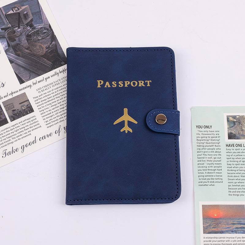 New PU Passport Holder Ticket Passport Covers Travel Passport Protective Cover ID Credit Card Holder Travel Accessories