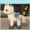Rainbow Pegasus Unicorn Plush Toy With Pillow For Girls Kids Room Decor