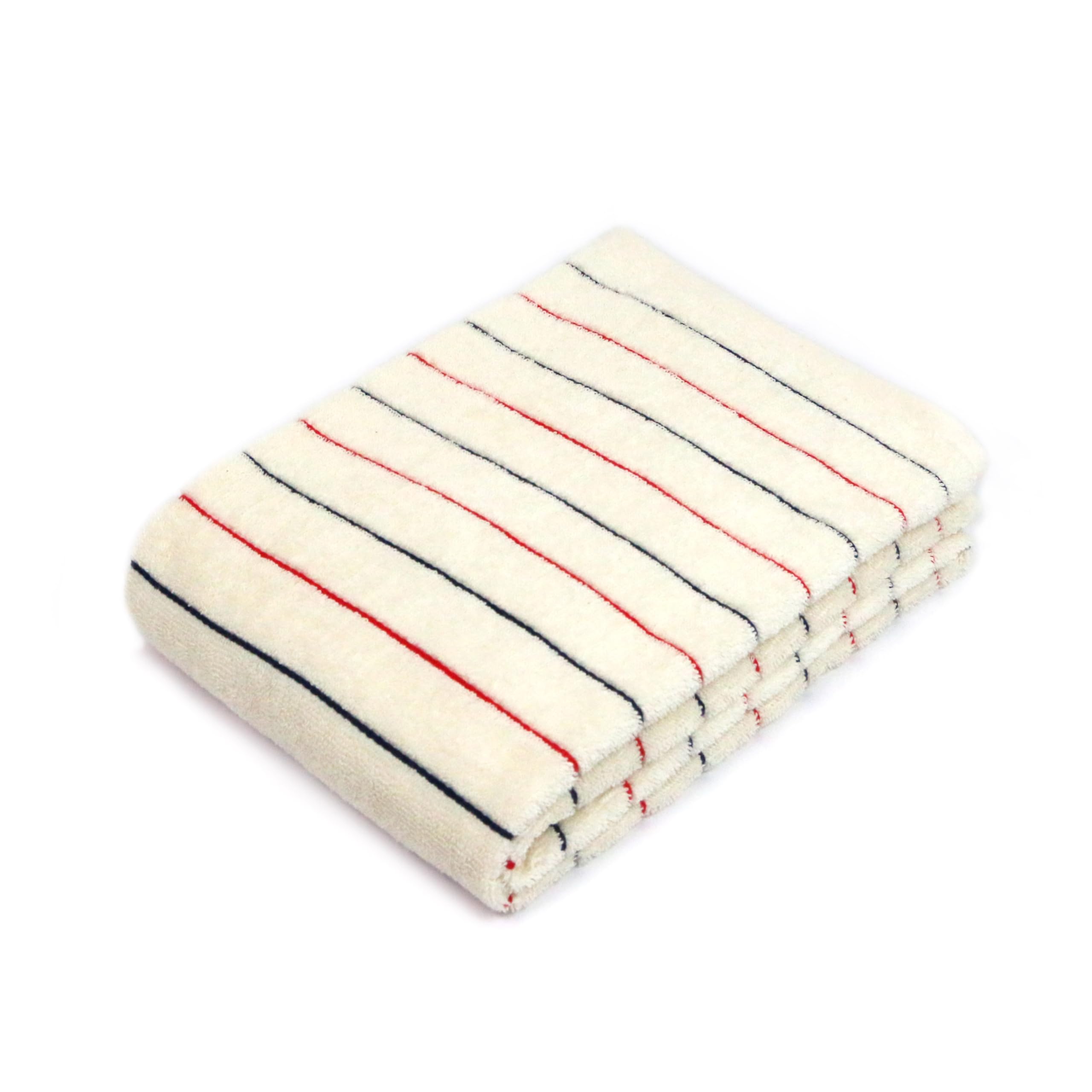 

Imabari Towel Iori Tricolor Bath Towel, Baby, Fluffy, Highly Absorbent, Baby Gift