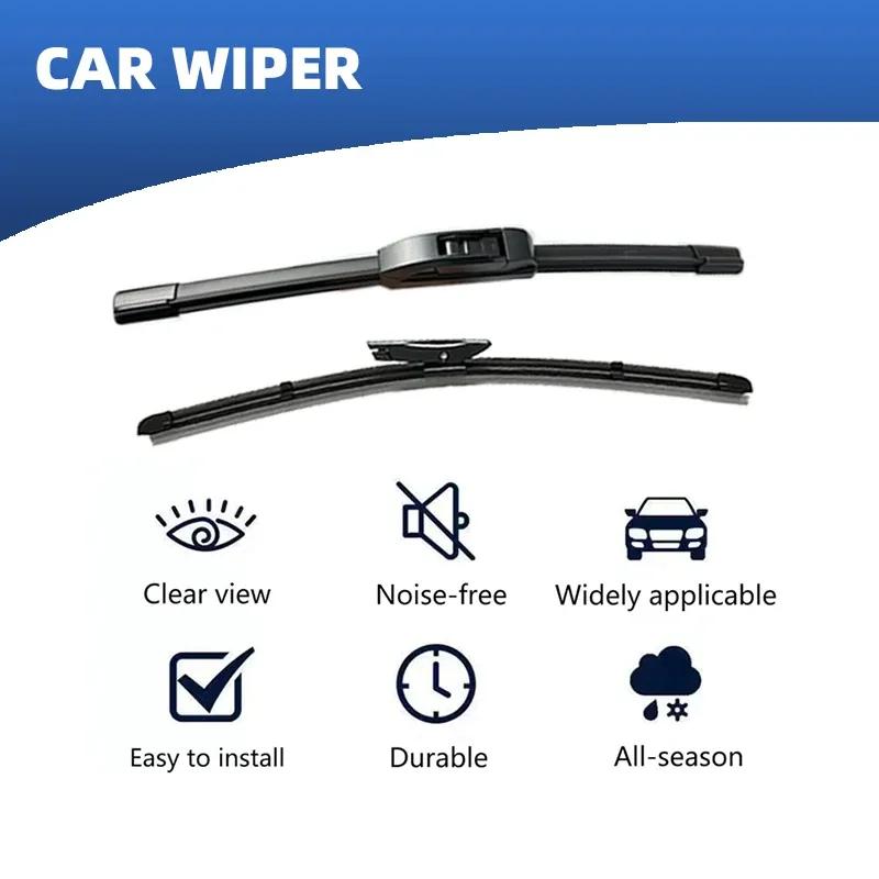 LHD Front Rear Windshield Wiper Blades For Dacia Sandero Stepway Streetway 2007 - 2023 Accessories 2008 2012 2013 2016 2018 2020