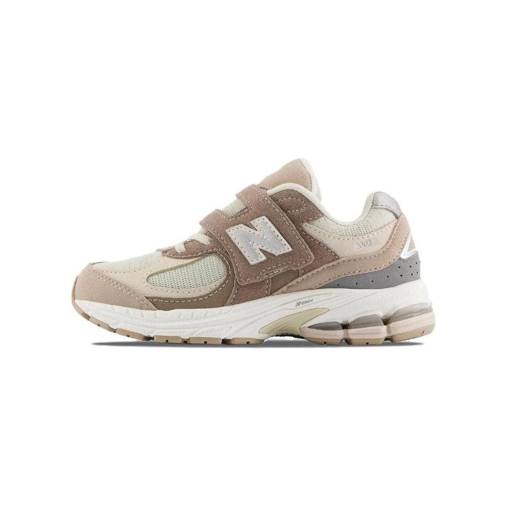 New Balance Hook & Loop 2002 Comfortable Versatile Durable Low-Top Walking Shoes Baby Shoes Beige Brown IV2002SI