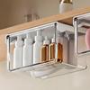 Průhledný kosmetický úložný box pro uložení toaletních potřeb, odličovacích tamponků, rtěnek, vatových tyčinek a koupelnových potřeb