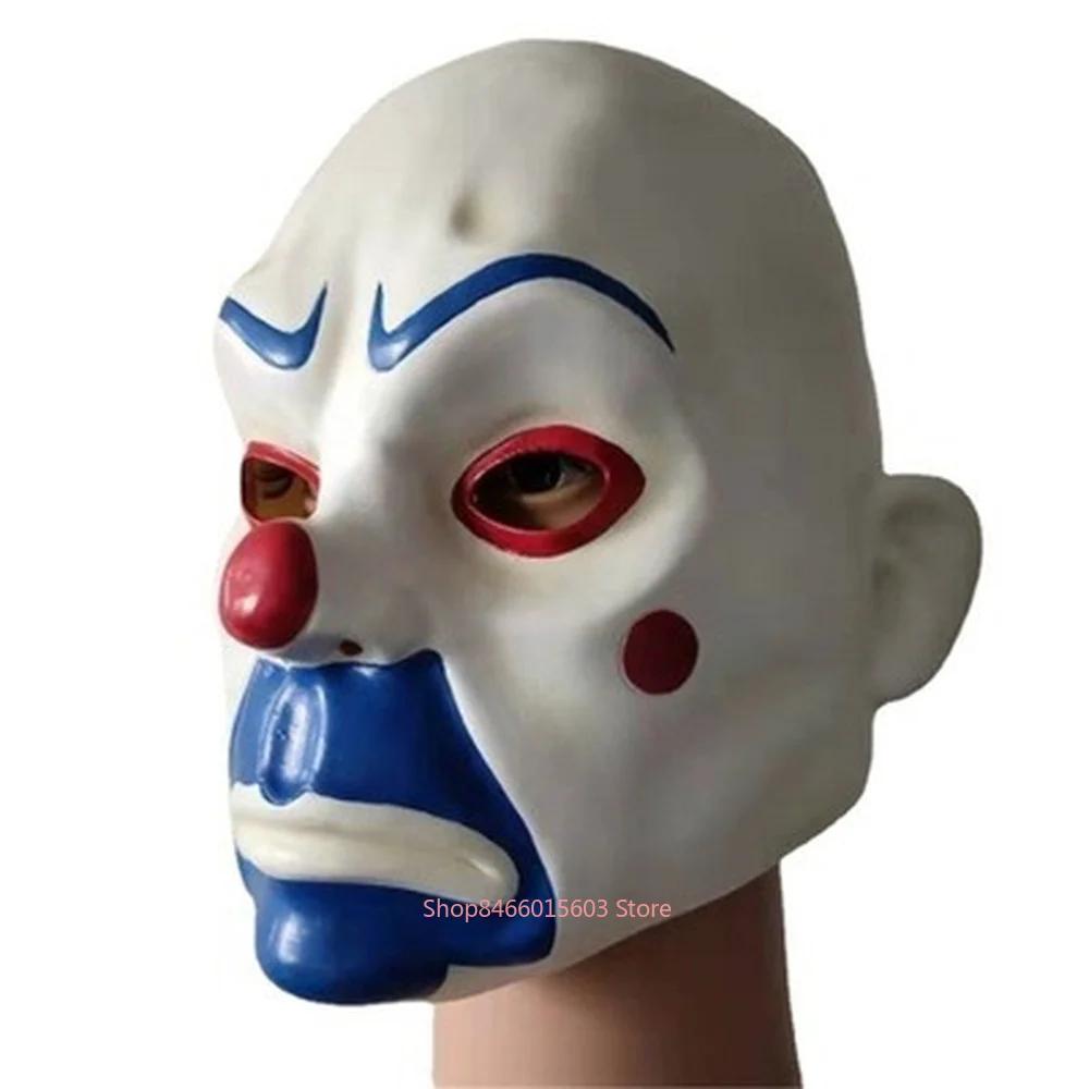 Bankrover Joker Masker Clown Maskerade Carnaval Feest Verkleed Latex Masker Cadeau Rekvisiet Accessoires Set Carnaval Feest Verkleed Rekvisiet One Size gray