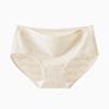 MaoRen Women's 10A Antibacterial Breathable Pure Cotton Mid-Rise Briefs