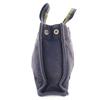 HERMES Made in France Fool Toe PM canvas Tote Bag Navy Discontinued Women Used
