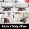 Anime Super Saiyan & Villains Group Doormat, 2D Print Floor Mat, Entrance Rug for Bathroom Living Room Kitchen Home Decor Gift