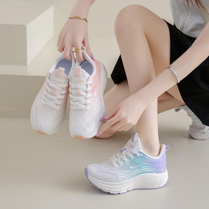 Spring New Breathable Fly-woven Women's Shoes Student Casual Shoes Women's Platform Running Women's Shoes 0
