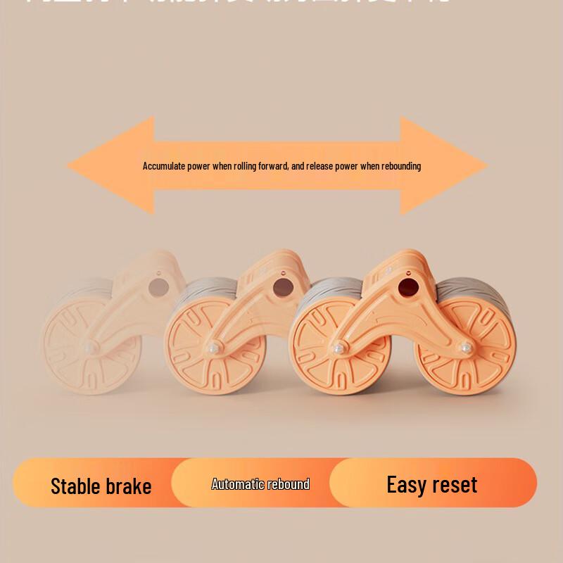 Automatic Rebound Abdominal Wheel with Counter