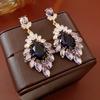 Female Retro Super Sparkling Tassel Earrings