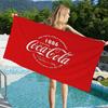 C-Coca C-cola Logo Vintage Mikrofibra Drukowany Ręcznik Plażowy Wspinaczka Górska Joga Plaża Pływanie Bieganie Chłonny Miękki Ręcznik