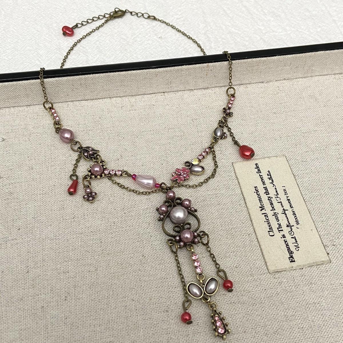 

Легкая роскошь ретро античный стиль бахрома ожерелье женское нишевый дизайн изысканный богемный высококлассный универсальный чокер