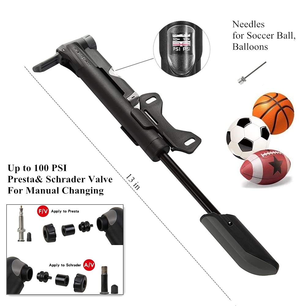 Bike Tire Repair Tool Waterproof Frame Triangle Mini Multifunctional Lever Adhesive Tube Patch Portable Set for Road Mountain Small Kit, Bag, Pump,