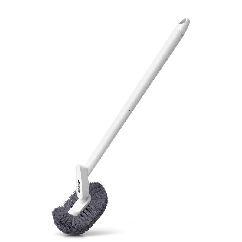 Brosse de toilettes murale avec couvercle de base pour un nettoyage facile