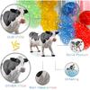 LC JoyCre Cow Figure Toys 4PCS Realistic Big Cows Figurines Toys for Toddlers Simmental Cows Holstein Cow Figures for Kids Birthday 3 4 5 6 Year Old