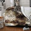 Leopard And Zebra Print Home Customize Your Name Blankets Soft Lightweight And Versatile For All Seasons Perfect For Picnics Sofa Office Bed Living