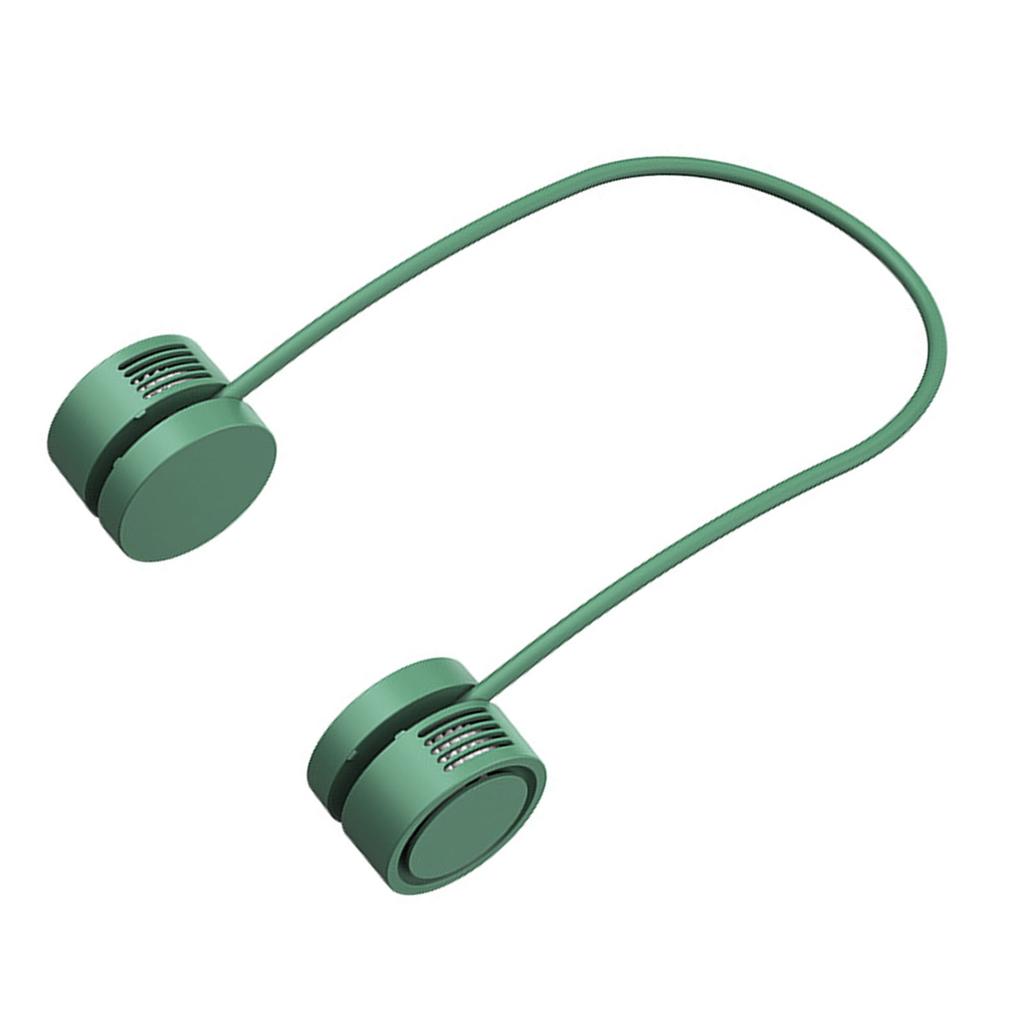 Tragbarer Nackenventilator Mini USB-Aufladung Freihändig Klingenloser Hängender Nackenventilator mit Aromatherapie