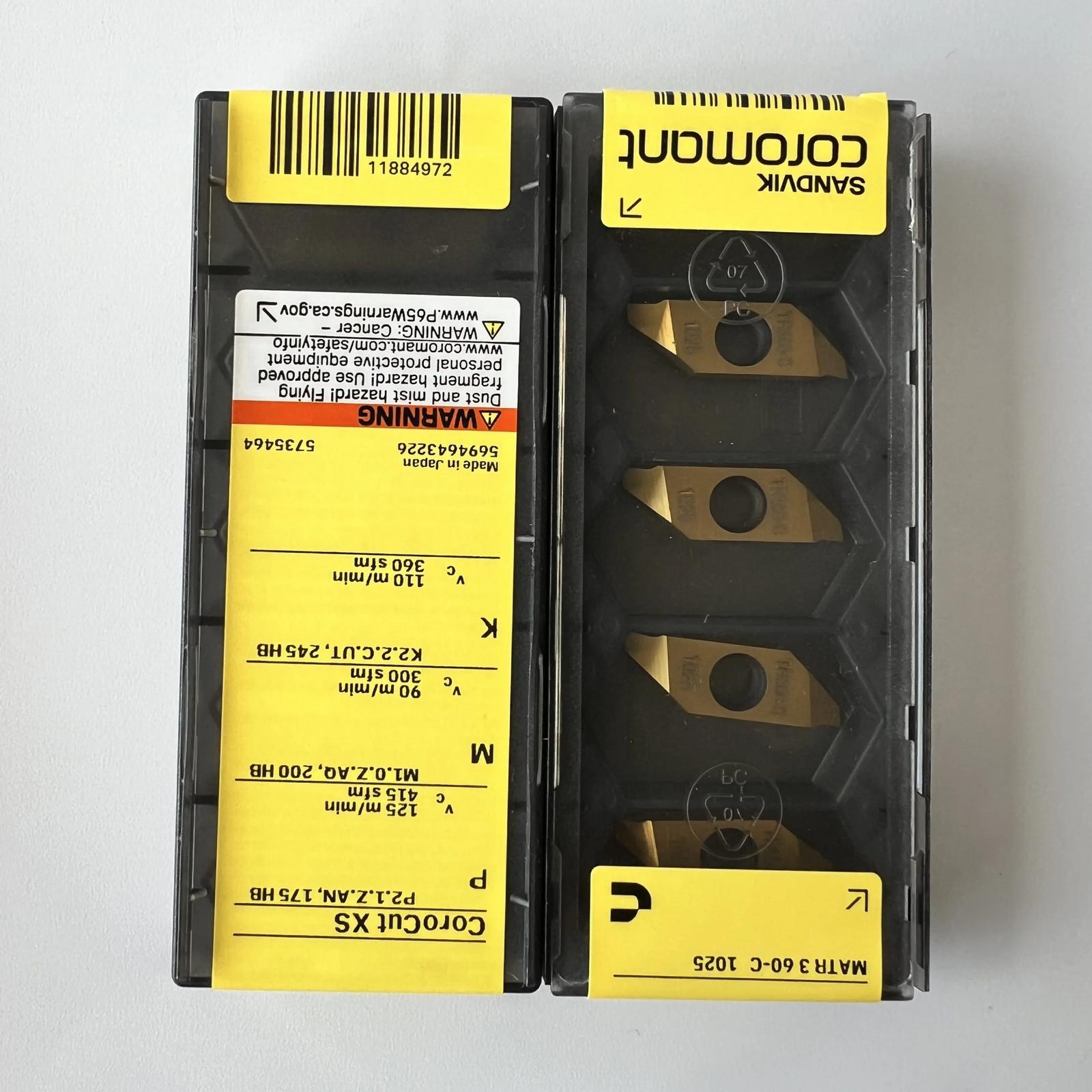 

SANDVIK / MATR360-C 1025 / Industrial indexable Carbide Inserts 10 Pcs