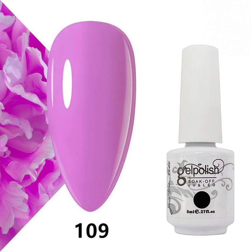 Amber Gel Polish Set: Gel Polish Manicure Kit with Whitening, Base Coat, and Sealer.