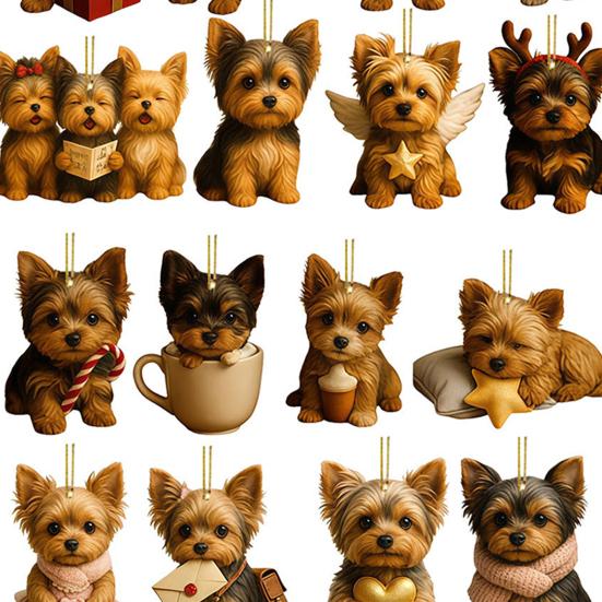 Caw-F Advent Calendar 2025 Chicken Ornaments 24-Day Countdown Box Christmas Tree Hanging Decor Multifunctional Holiday Decoration for Kids