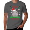I Want A Hippo For Christmas TShirt NonShrink Basic Cotton TShirt