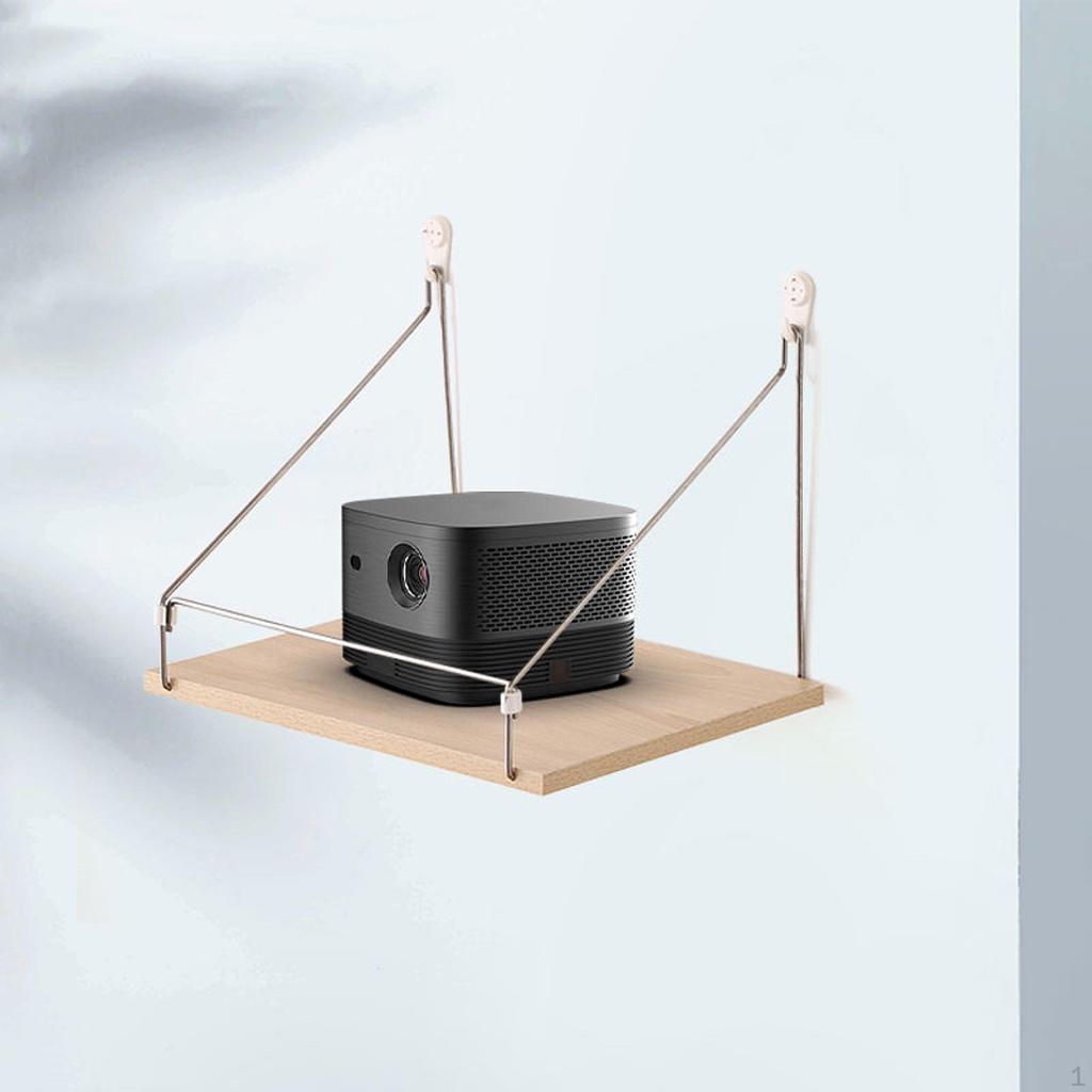 Projector Wall Mount Floating Shelf Easy Installation Sturdy Multipurpose