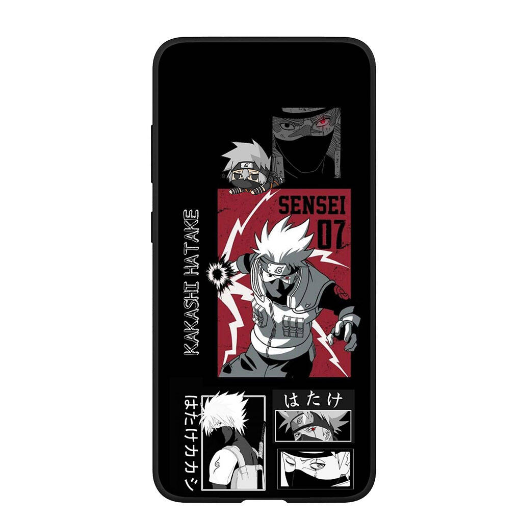 Etui na telefon do iPhone 17 15 16 Plus Redmi Note 14 12 11 13 Pro Max Huawei P30 P20 Lite OPPO A60 A40 A80 A38 A54 Kakashi Hatake Silikonowe Pokrowiec Naruto