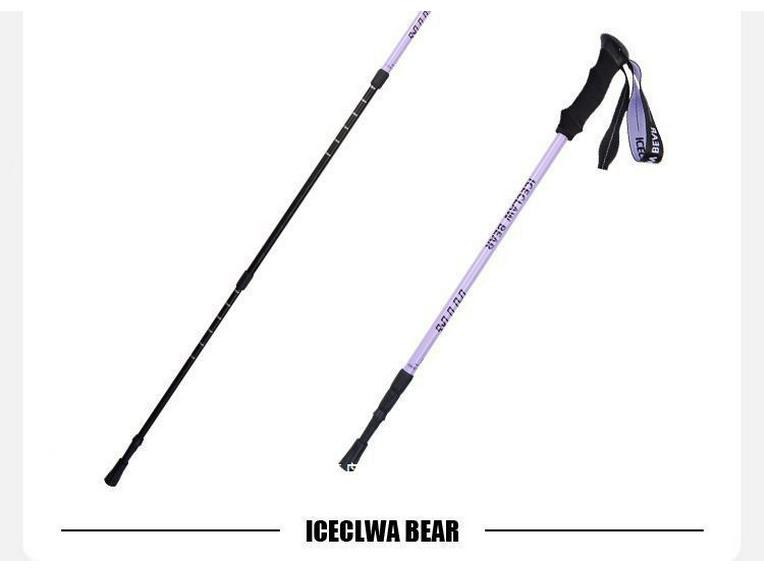 Telescopic Hiking & Trekking Poles with Inner & Outer Locks - Professional Climbing Gear for All Ages