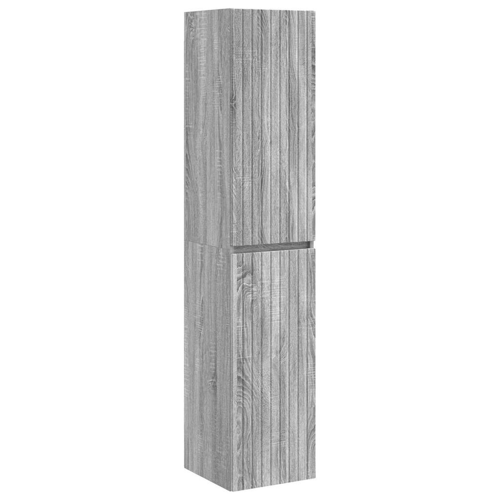 Bathroom Cabinet Set 5 pcs Grey Sonoma 43 x 11.5 x 60.5 cm