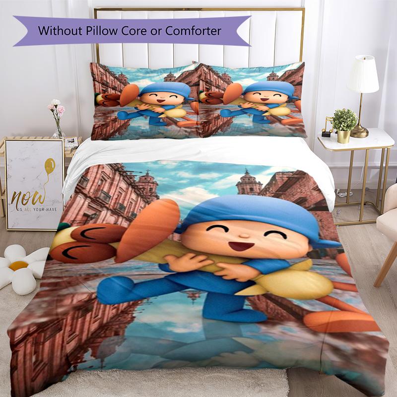 Pocoyo Bedding Set Suitable for Living Room Lightweight Perfect Gift for Friends & Family