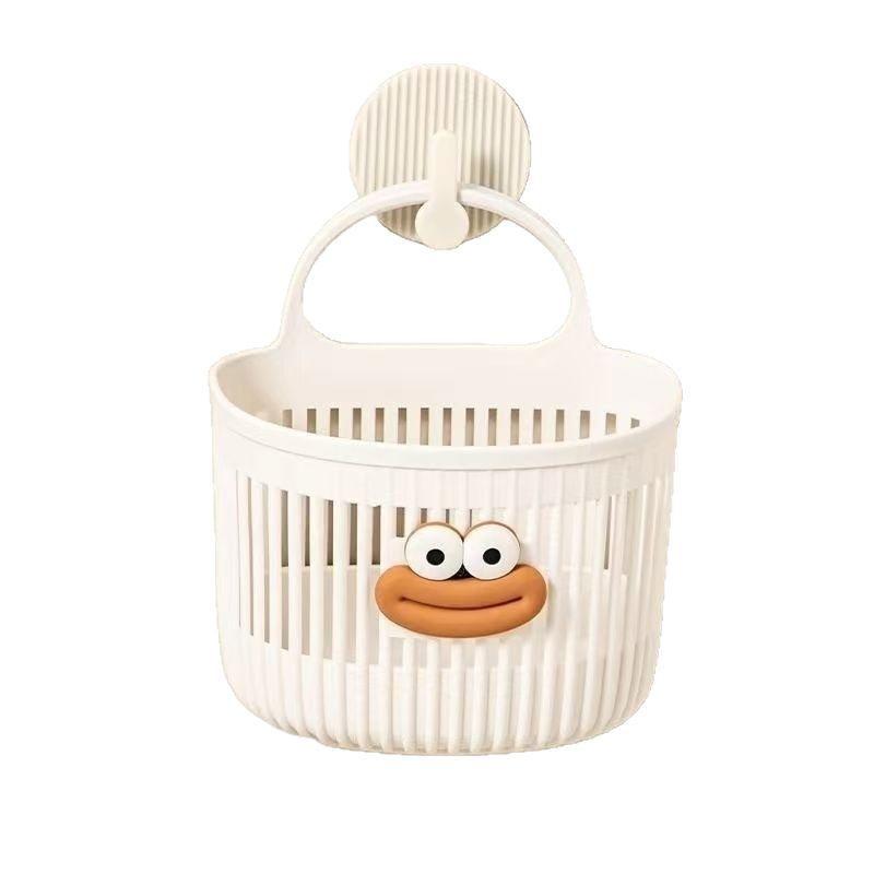 Multi-functional Small Hanging Basket for Bathroom and Toilet, Waste Face Towel Storage Basket, Bedside Wall-mounted Hanging Basket