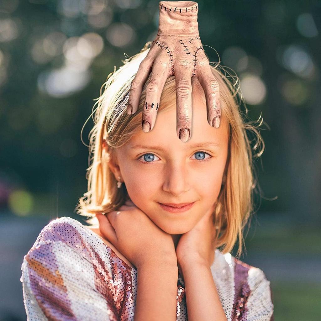 Addams Family FakeThing Hand Toys, 2025 The Thing from Addams Family, Cosplay Hand by Addams, Scary Prosthetic Props Decorations Gift for Fans (Palms)