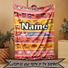 Custom Name Personalized Crayon Shin Print Blanket, Home Decor, Bedroom, Sofa, Camping, Couch, Gifts for Birthday ChristmasEnthusiasts