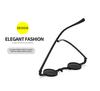 Vintage Rock Punk Man Sunglasses Classic Small Round Sunglasses Women Wide Bridge Metal Frame Black Lens Eyewear Driving 2023