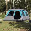 VidaXL 8-Person Dome Family Tent Blue Quick Release, Tent, Garden Tent, Outdoor Shelter, Camping Tent, 4004237