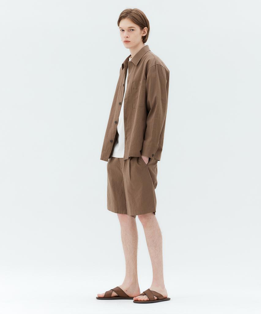 MINDBRIDGE Linen Shacket - 2Color Myws3133