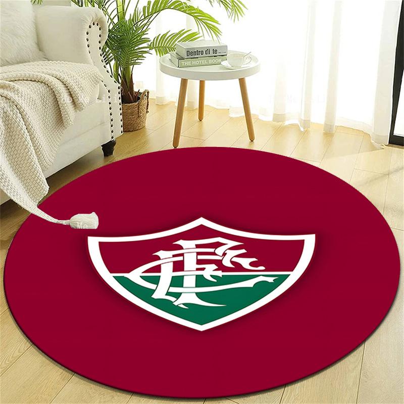 1pc Football Team (45) Design Printed Area Round Carpet for Bedroom Living Room Home Decor Rugs Mat Non Slip Mat Rug for Bedside