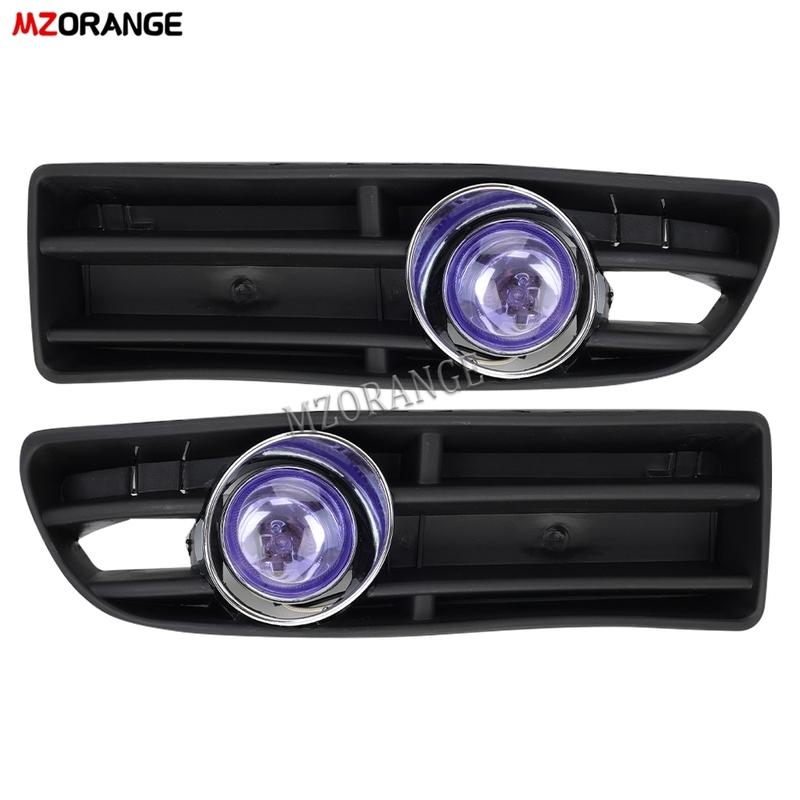 for VW Bora Jetta MK4 1999-2007 Car Fog Light Assembly Front Bumper Foglights Cover Halogen Headlight Accessories Exterior Parts