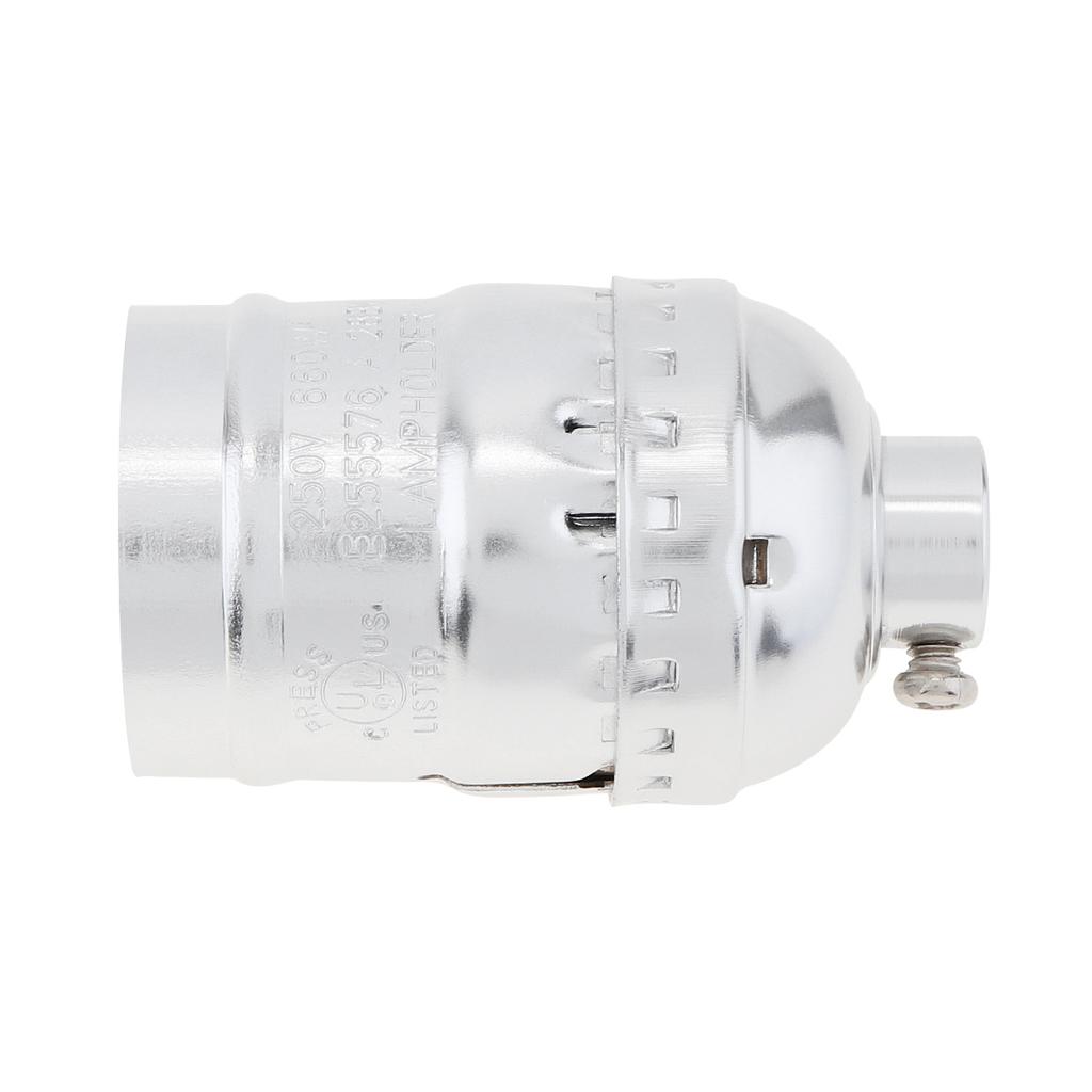 E26 / E27 Socket Vintage Retro Lamp Holder Aluminum Bulb Light Screw Sockets 4 Colors with Switch 110V/220V