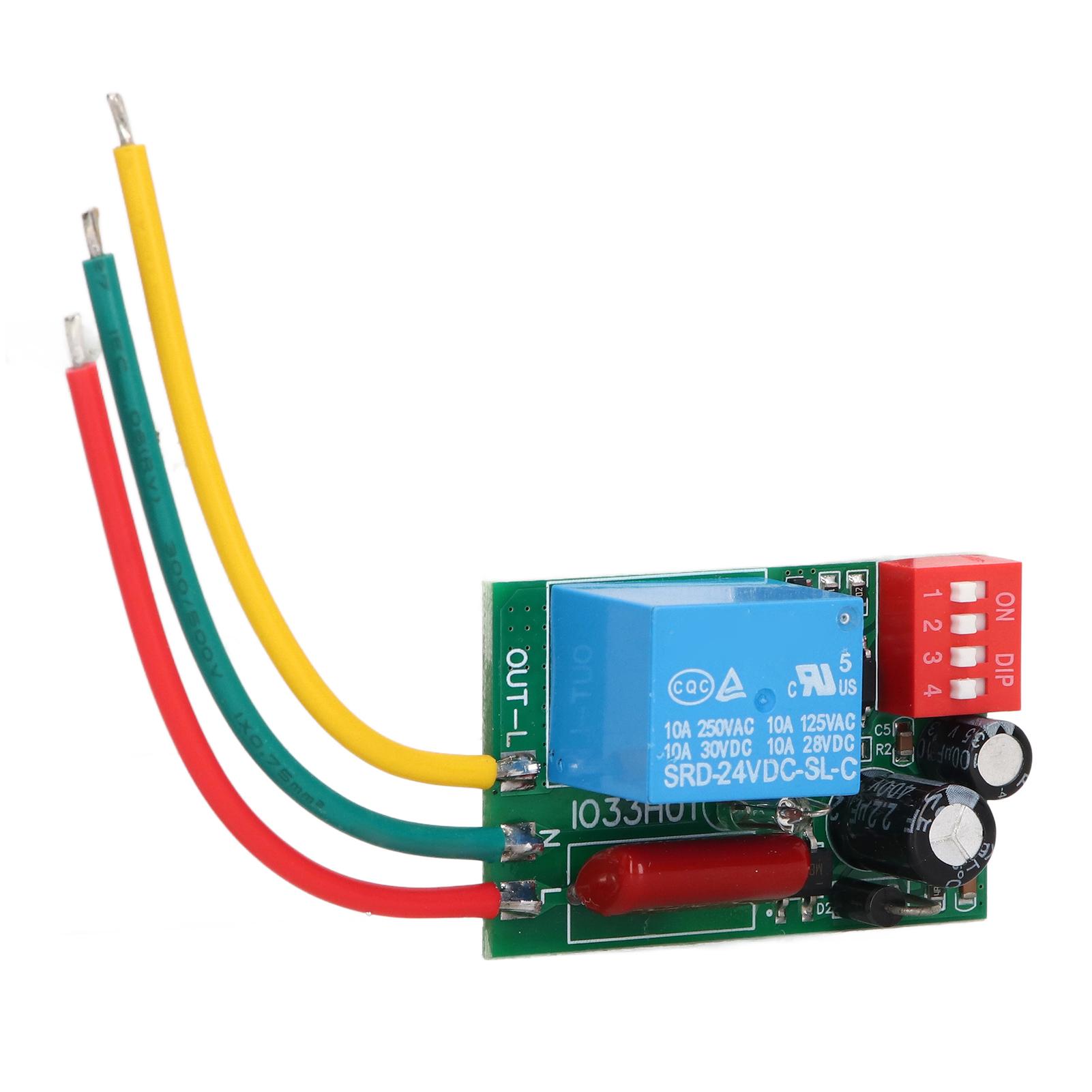

Релейный переключатель Регулируемый таймер Задержка по времени 110ВВход 220 В 1-канальный выход для управления