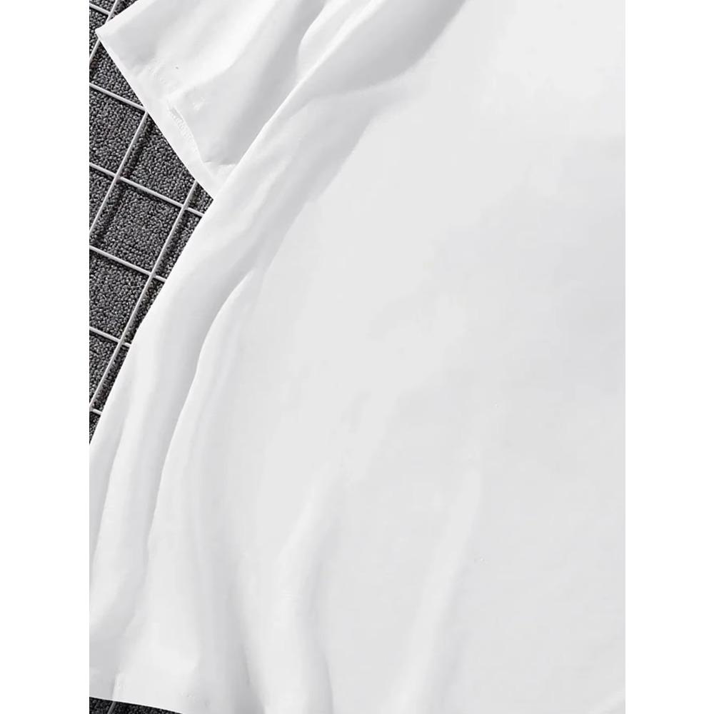 'Smile Mood' Print, Men's Casual Crew Neck Short-Sleeve Fashion Summer T-Shirts Tops, Men's Outfits Tee,Regular Oversize Tees