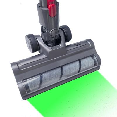 Pentru Dyson V7 V8 V10 V11 V15 Atașament pentru aspirator Cap de perie cu role moale cu lumini LED pentru praf pentru podea din lemn de esență tare