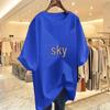 2025 Summer Women's European Style Loose Fit White T-shirt with Short Sleeves