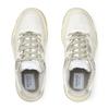 Scarpe da Skateboard Basse in Pelle Intrecciata Donna Ecrù 765340 AACV6 9160