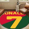Ronaldo's Number Seven Round mat, Anti-slip Circle Carpet Chair rug For livingroom,Bedroom, doormat home decor Gift Christmas Gifts